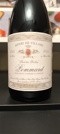 Bourgogne Pommard Premier Cru Henri De Villars Pied des Roches 2022