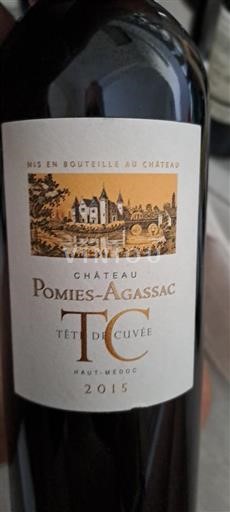 Bordeaux Haut-Médoc Château Pomièsagassac Tête de 2015
