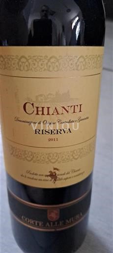 Toscana Chianti Corte Alle Mura Riserva 2011
