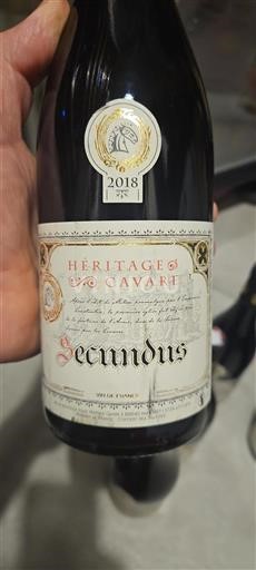 Rhônevallei Niet gespecificeerd Héritage Cavare Secundus 2018