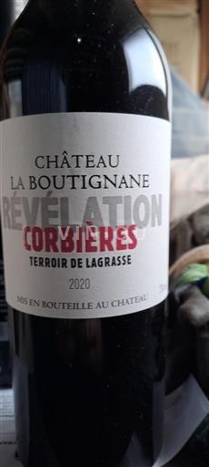 Languedoc Corbières Château La Boutignane Révélation 2020