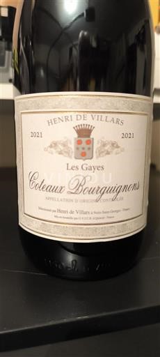 Bourgondië Bourgondische heuvels Henri De Villars Les Gayes 2021