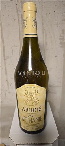 Jura Arbois Fruitière Vinicole Arbois Béthanie 2007