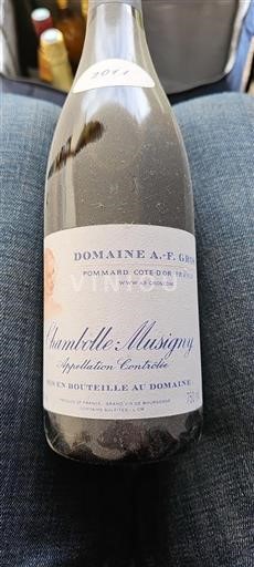 Bourgogne Chambolle-Musigny Domaine A. F. Gros 2017