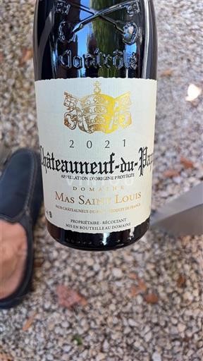 Vale do Ródano Châteauneuf-du-Pape Mas Saintlouis 2021