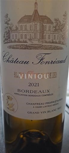 Bordeaux Château Fonreaud Le Cygne 2021