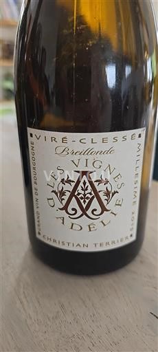 Borgogna Viré-clessé Christian Terrier Les Vignes d'Adèle 2015