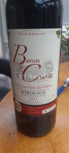 Bordeaux Baron De Clarsac 2011