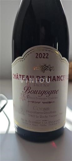 Bourgondië Bourgogne Grand Cru Château Nancelle Pinot Noir 2022
