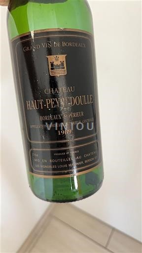 Bordeaux Bordeaux Supérieur Château Hautpeyredoulle 1989