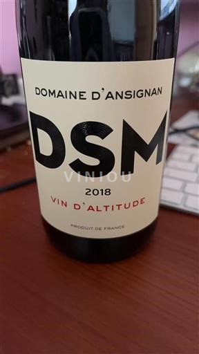 Roussillon Ikke specificeret Domaine Ansignan DSM Vin d'Altitude 2018