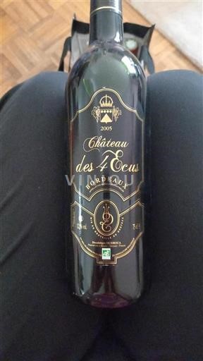 Bordeaux Château Des 4 Écus 2005