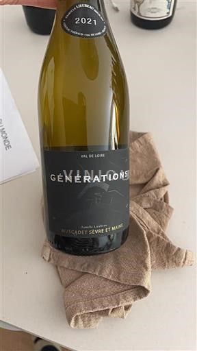 Valle della Loira Muscadet Sèvre et Maine Famille Lieubeau Générations 2021