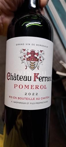 Bordeaux Pomerol Château Ferrand 2022