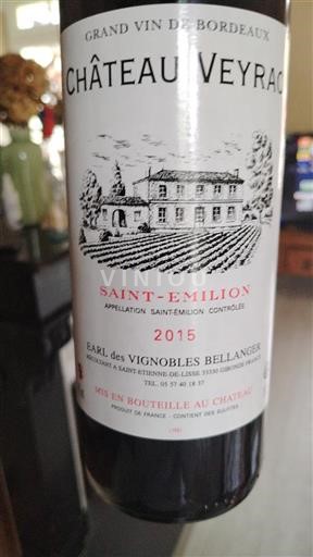 Burdeos Saint-Émilion Château Veyrac 2015