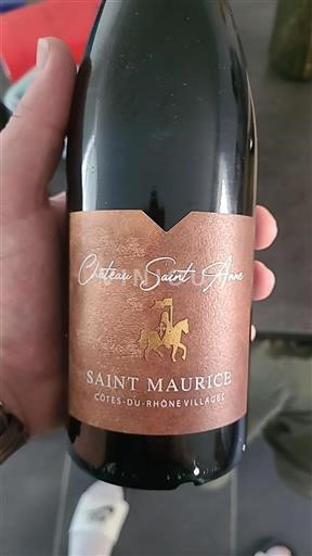 Údolí Rhôny Côtes-du-Rhône-villages Château Saint Anne Saint Maurice 2022