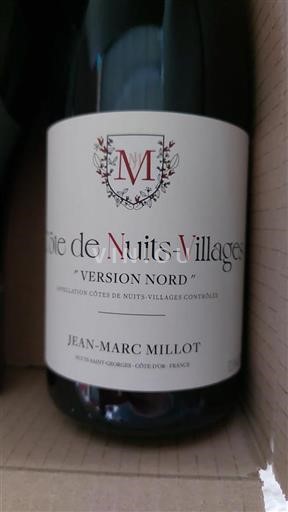 Bourgogne Côte de nuits villages Jeanmarc Millot Version Nord 2022