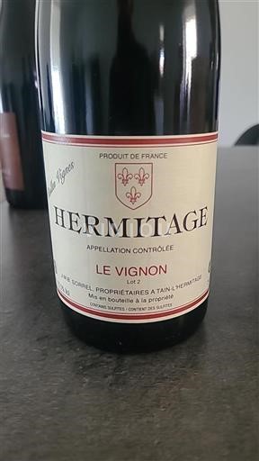 Rhônen laakso Hermitage J.m. Sorrel Le Vignon Lot 2 2022