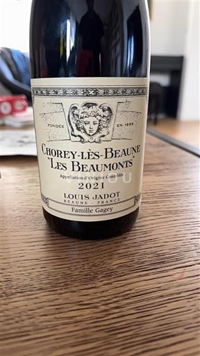 Bourgogne Chorey-lès-beaune Domaine Louis Jadot Les Beaumonts 2021