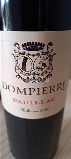 Bordeaux Pauillac Dompierre 2020