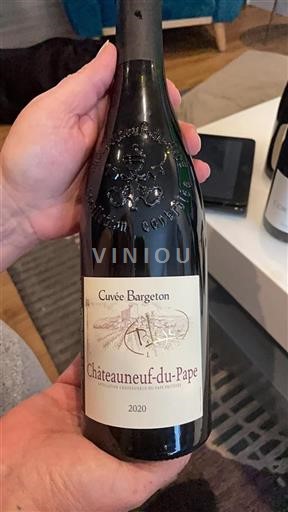 Rhônen laakso Châteauneuf-du-Pape Cuvée Bargeton 2020