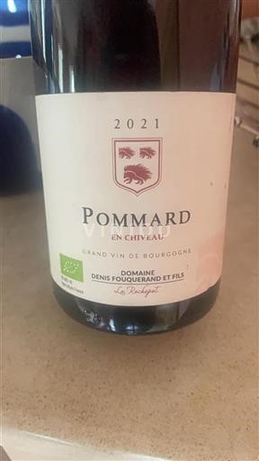 Burgundy Pommard Domaine Denis Fouquerand Et Fils En Chiveau 2021