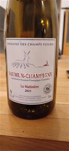 Valle della Loira Saumur-Champigny Domaine Des Champs Fleuris La Matinière 2023