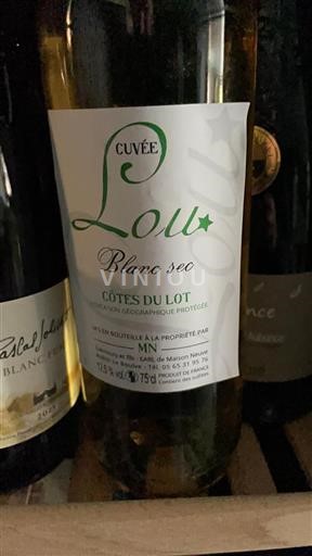 Sydvestfrankrig Côtes du Lot Earl De Maison Neuve Lou Ikke årgangsbestemt