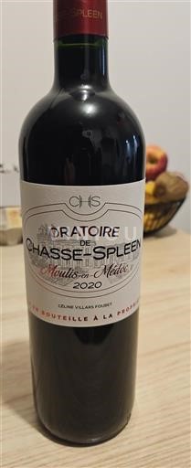 Bordeaux Moulis-en-Médoc Château Chassespleen L'Oratoire de Chasse Spleen 2020