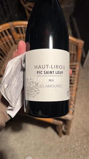 Languedoc Pic-saint-loup Hautlirou Les Amouriés 2023