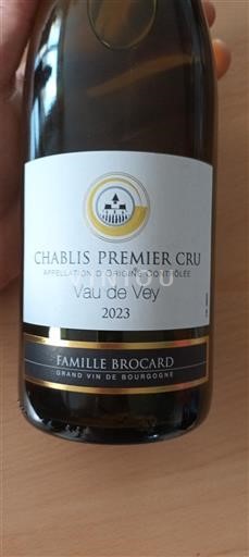 Burgundsko Chablis Premier Cru Premier Cru Famille Brocard Vau de Vey 2023