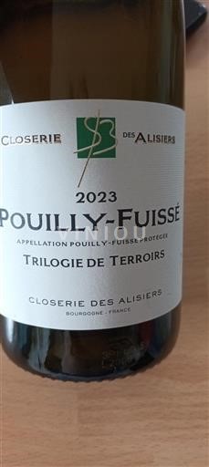 Burgundija Pouilly-fuissé Closerie Des Alisiers Trilogie de Terroirs 2023