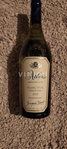 Vin Blanc sec Tradition Domaine Jacques Tissot 2018 France Jura Arbois