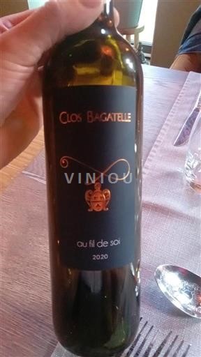 Languedoc Unspecified Clos Bagatelle Au Fil de Soi 2020