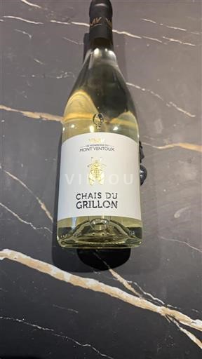 Vin Blanc sec Chais du Grillon Les Vignerons du Mont Ventoux Non millésimé France Vallée du Rhône Ventoux
