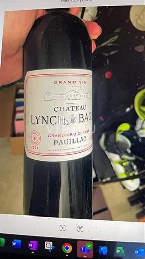 Bordeaux Pauillac Grand Cru Lynchbages 2007
