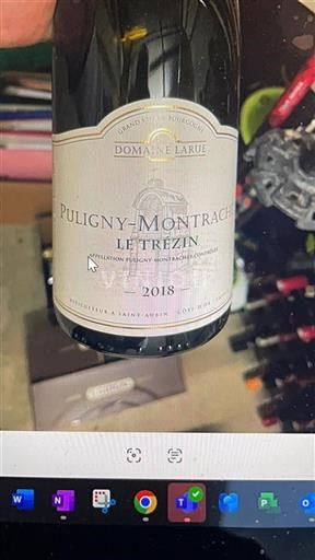 Burgund Puligny-Montrachet Domaine Larue Le Trézin 2018