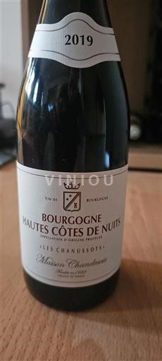 Borgogna Hautes Côtes de Nuits Maison Chandesais Les Chanussots 2019