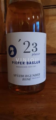 Rheingau Unspecified Pieper Basler plaisir 2023