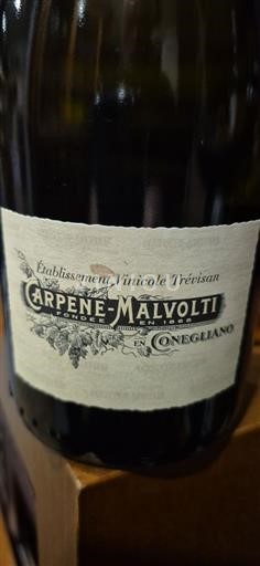 Vin Blanc sec Carpene Malvolti Non millésimé Italie Vénétie Prosecco DOC