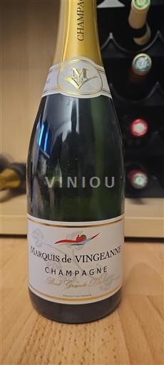Šampanja Šampanjec Marquis De Vingeanne Brut Grande Réserve Neleten.