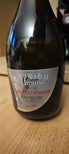 Šampanja Šampanjec Grand Cru Veuve J. Lanaud Les Prétrosses 2011
