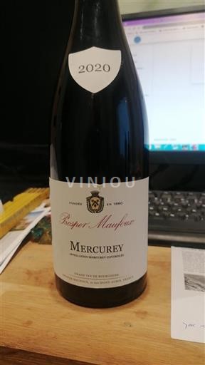Bourgondië Mercurey Prosper Maufoux 2020