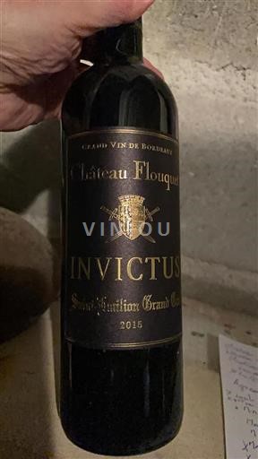 Bordeaux Saint-Émilion Grand Cru Château Flouquet Invictus 2015