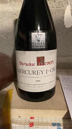 Borgogna Mercurey Premier Cru Domaine Levert 2005