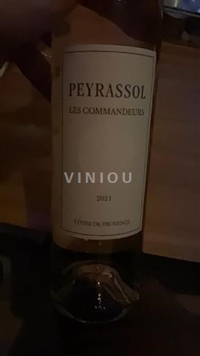 Provence Côtes de Provence Peyrassol Les Commandeurs 2021