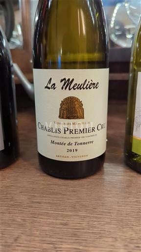 Bourgogne Chablis premier cru Premier Cru Domaine La Meulière Montée de Tonnerre 2019