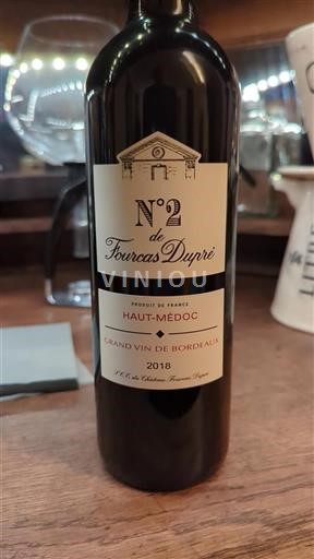 Bordeaux Haut-Médoc Château Fourcas Dupré N°2 de Fourcas Dupré 2018
