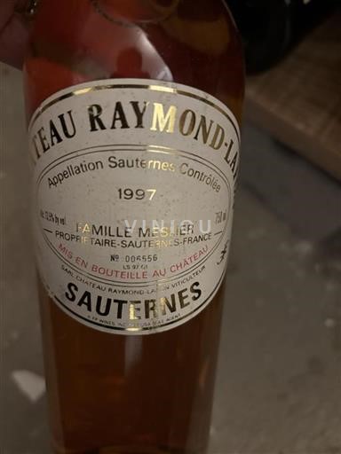 Bordeaux Sauternes Château Raymondlafon 1997