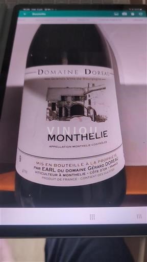 Borgogna Monthélie Domaine Doreau 2021